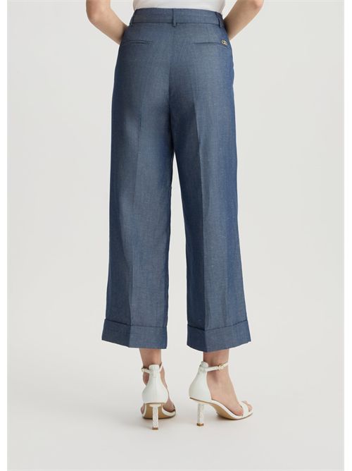 Pantaloni in misto lino LIU JO | WA5132T4818/09481